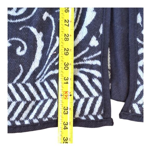 Marc New York Poncho Wrap One Size Cozy Open Front Shawl Kimono Oversized Gray - Picture 9 of 14